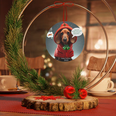 Humorous Dog Two-Sided Ornaments