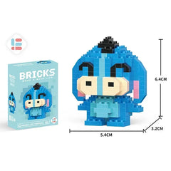 Disney Stitch Building Blocks Anime Kawaii Cartoon mini Action Children's Figures Blocks Bricks Assemble DIY Toys Gift for Kids