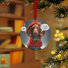 Humorous Dog Two-Sided Ornaments