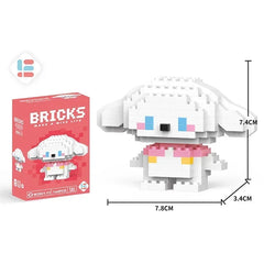 Disney Stitch Building Blocks Anime Kawaii Cartoon mini Action Children's Figures Blocks Bricks Assemble DIY Toys Gift for Kids